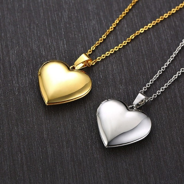 Pendentif Coeur Ouvrable pour Photo