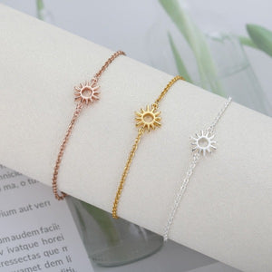 Bracelet Soleil Femme Gourmette Astre