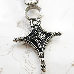 Pendentif Croix d'Agadez en Argent - Exception®