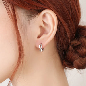 Boucles D'Oreilles Symbole Infini Femme