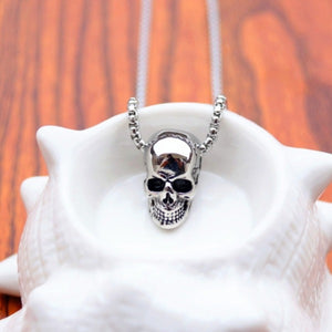 Collier Tête de Mort Argent