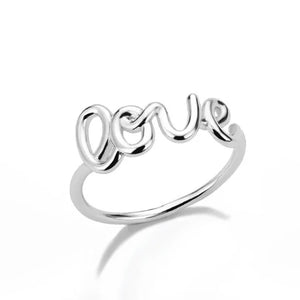 Bague Love argent