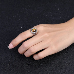 Bague Anneau Oeil de Tigre