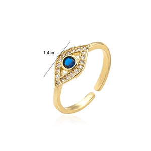 Bague Mauvais Oeil Bleu Turc