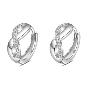 Boucles D'Oreilles Symbole Infini Femme