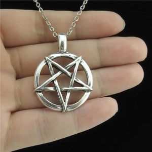 Collier Pendentif Sorcellerie Wiccan Pentacle Taille 1