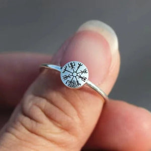 Bague Viking Vegvisir Argent