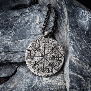 Collier Vegvisir Pendentif Celtique Viking Homme Femme Nordique