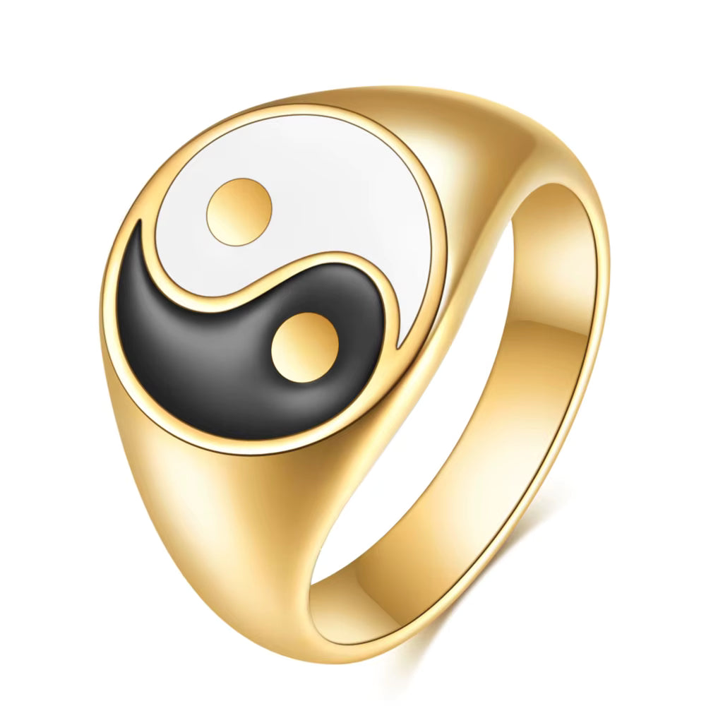 Yin Yang Zegelring