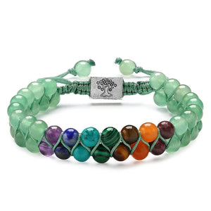 Bracelet Pierre 7 Chakras Vert