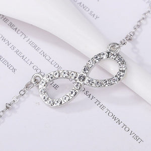 Collier Symbole Infini Pendentif Femme argent