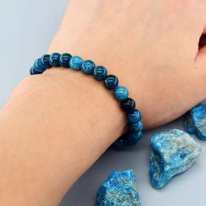 Blauwe Apatiet armband