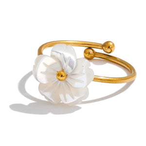 Bague Anneau Fleur de Marguerite