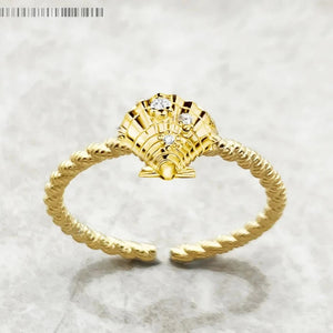 Bague Coquillage d'Or - Exception®