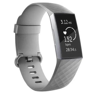 Bracelet Montre Fitbit Charge 3 & Charge 4 gris