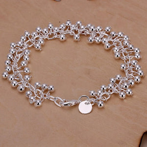 Bracelet Gourmette avec Perles