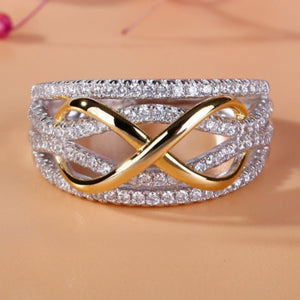 Bague Symbole Infini Anneau Femme