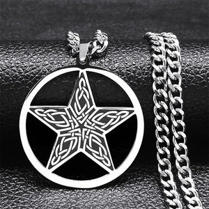 Collier Pentagramme Pendentif Tetragramme Solomon