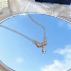 Halsketting met engelenvleugelhanger