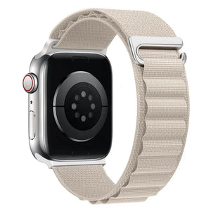 Bracelet Apple Watch à Boucle Sport beige