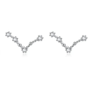 Boucles d'Oreilles 12 Constellations Signe du Zodiaque Femme bélier