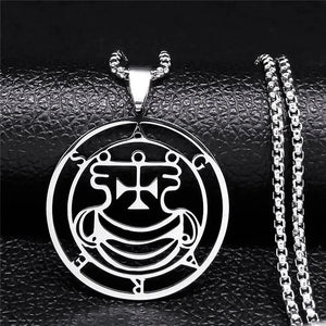 Collier Satanique Pendentif Esprit Démoniaque  agares