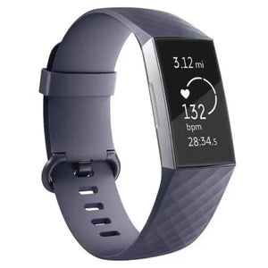 Bracelet Montre Fitbit Charge 3 & Charge 4 bleu nuit