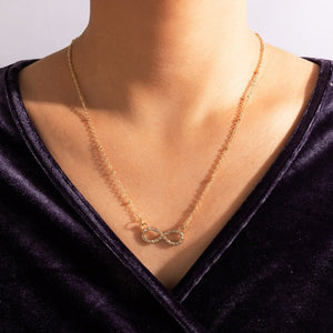 Collier Symbole Infini Pendentif Femme or