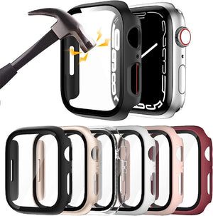 Beschermende behuizing van gehard glas voor Apple Watch