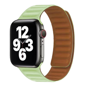 Bracelet Apple Watch à Fermoir Magnétique vert pomme