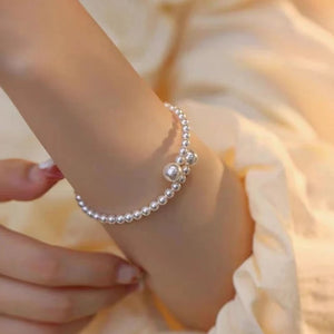 Bracelet Gourmette pour Femme en Perles