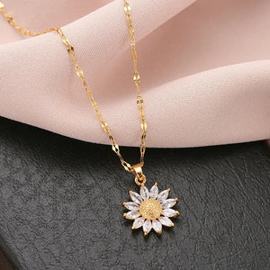 Collier Pendentif Fleur de Marguerite