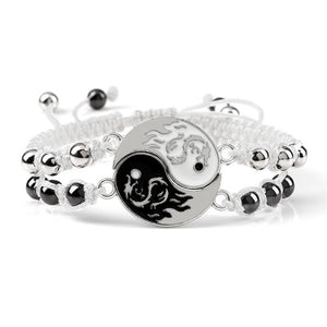 Scheidbare Yin Yang Armband voor Koppels