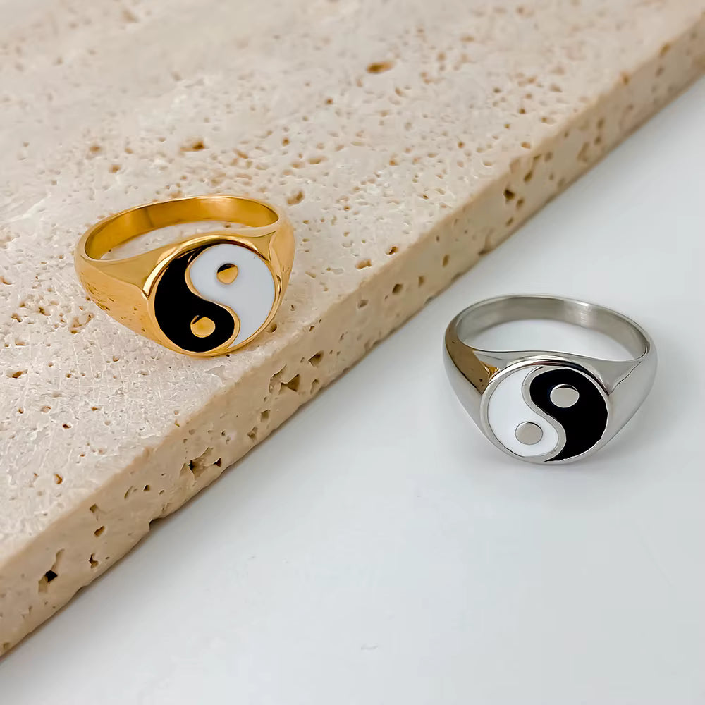 Yin Yang Zegelring