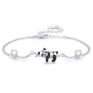 Bracelet Panda Argent