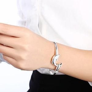 Bracelet Dauphin en Argent pour Femme