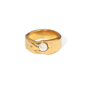 Bague Anneau pour Femme avec Perle