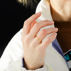 Ring met engelenvleugels voor dames goud