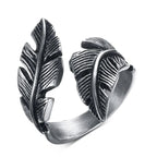 Verstelbare ring met zilverkleurige veer