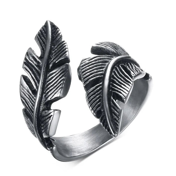 Verstelbare ring met zilverkleurige veer