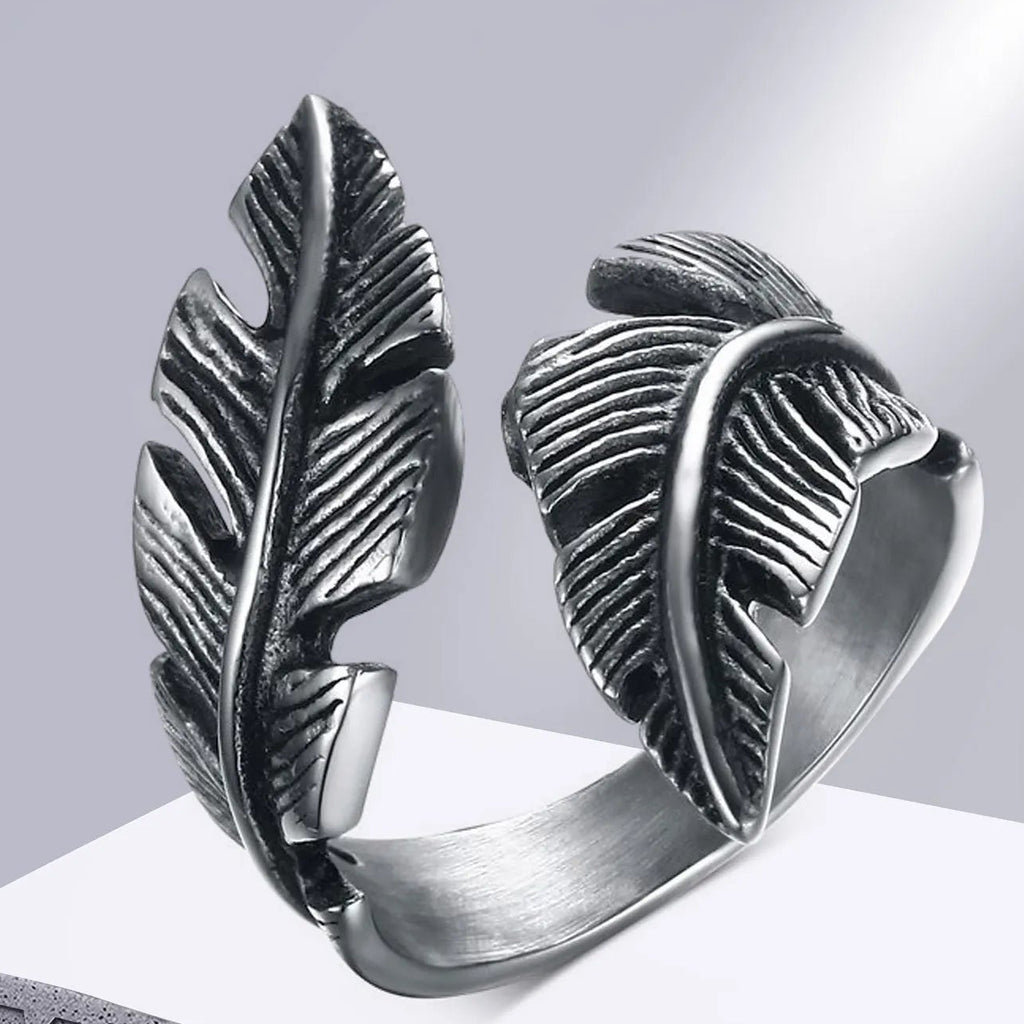 Verstelbare ring met zilverkleurige veer