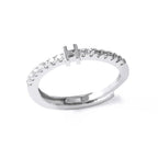 Verstelbare ring voor dames met initiaal - letter 