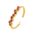 Bague Anneau avec Zircon Pierre de Naissance