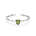 Bague Anneau en Zircon Coloré Pierre de Naissance