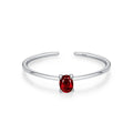 Bague Anneau en Zircon Coloré Pierre de Naissance