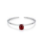 Bague Anneau en Zircon Coloré Pierre de Naissance