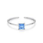 Bague Anneau en Zircon Coloré Pierre de Naissance