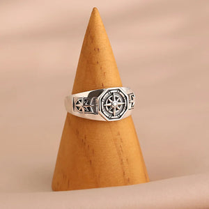 Bague Anneau Rose des Vents