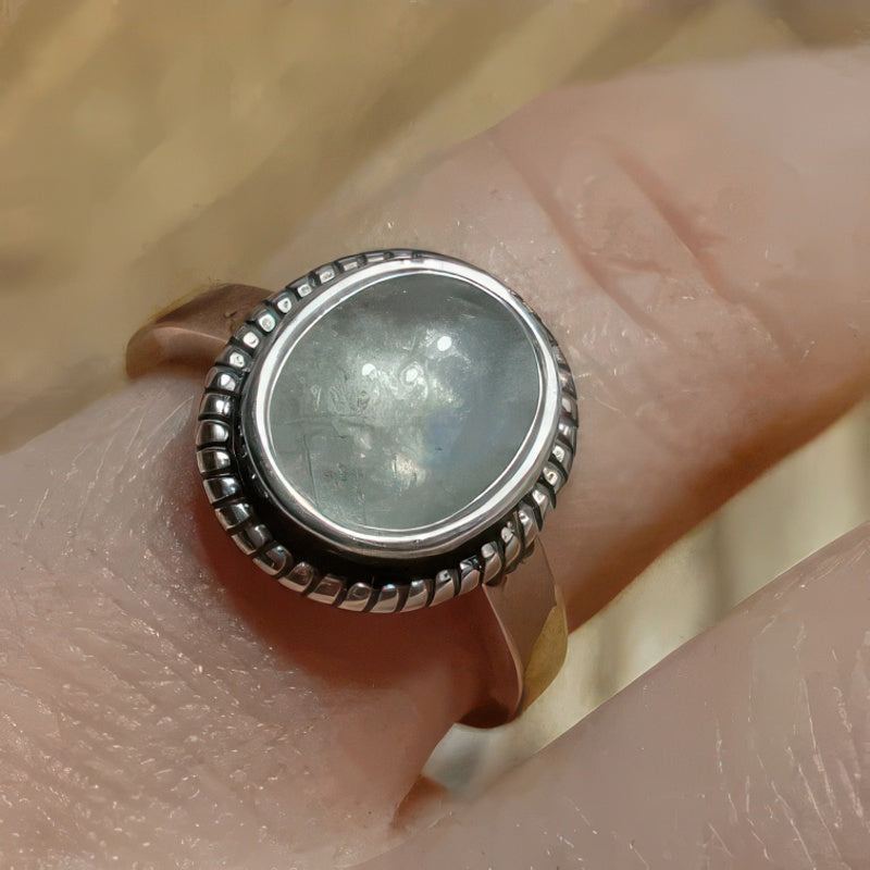 Maansteen Ring voor Vruchtbaarheid 
