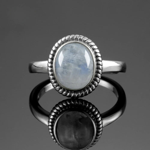 Bague Anneau Fertilité Pierre de Lune